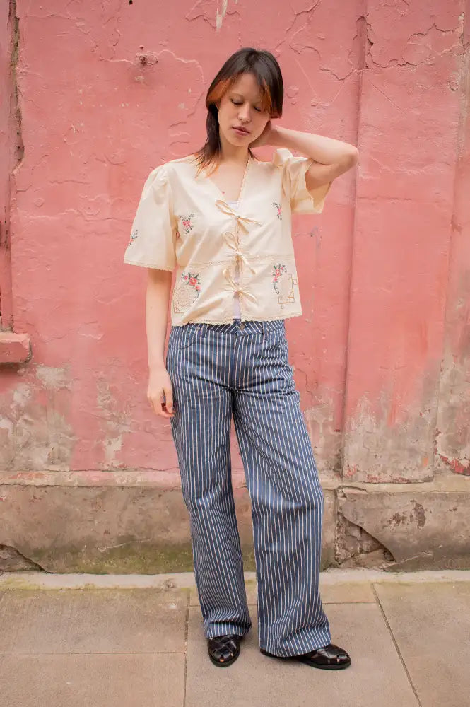The New Society Narcise Embroidered Blouse - The Mercantile London