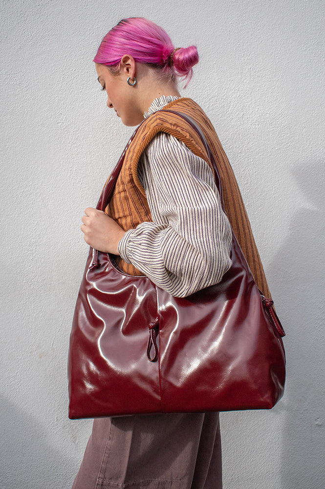 Ölend Nicole Cherry Red Bag - The Mercantile London