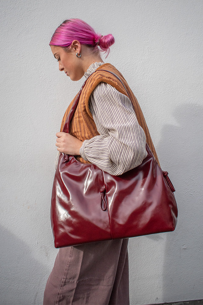 Ölend Nicole Cherry Red Bag - The Mercantile London