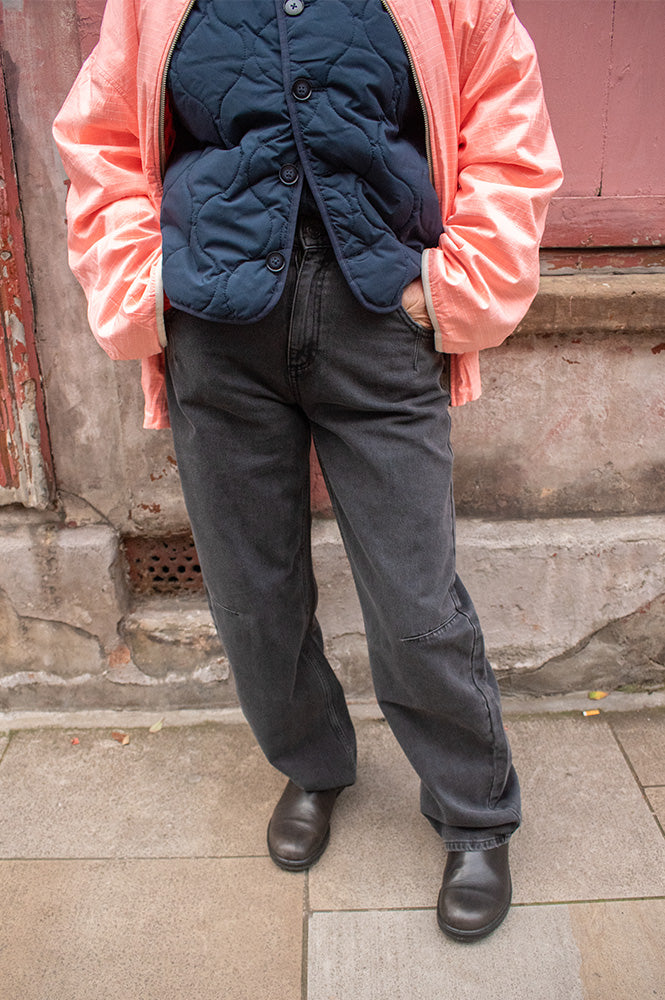 Seventy + Mochi Nina Raven Barrel Leg Jeans - The Mercantile London