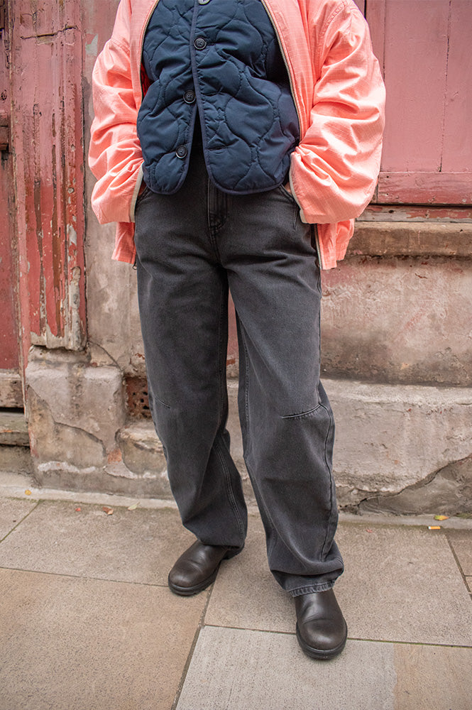 Seventy + Mochi Nina Raven Barrel Leg Jeans - The Mercantile London