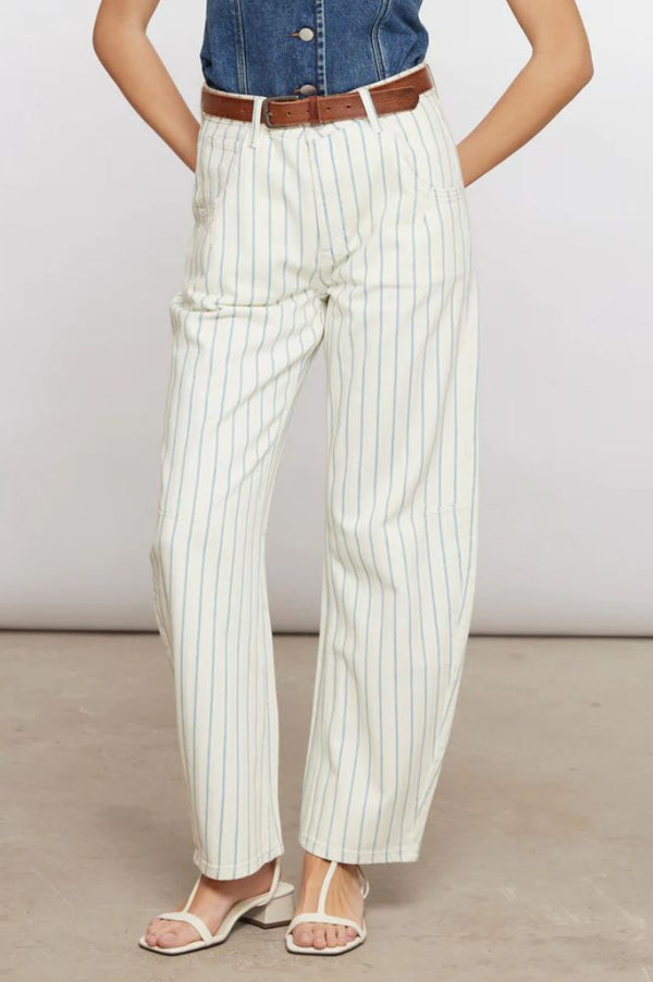 Seventy + Mochi Nina Faded Stripe Jeans - The Mercantile London