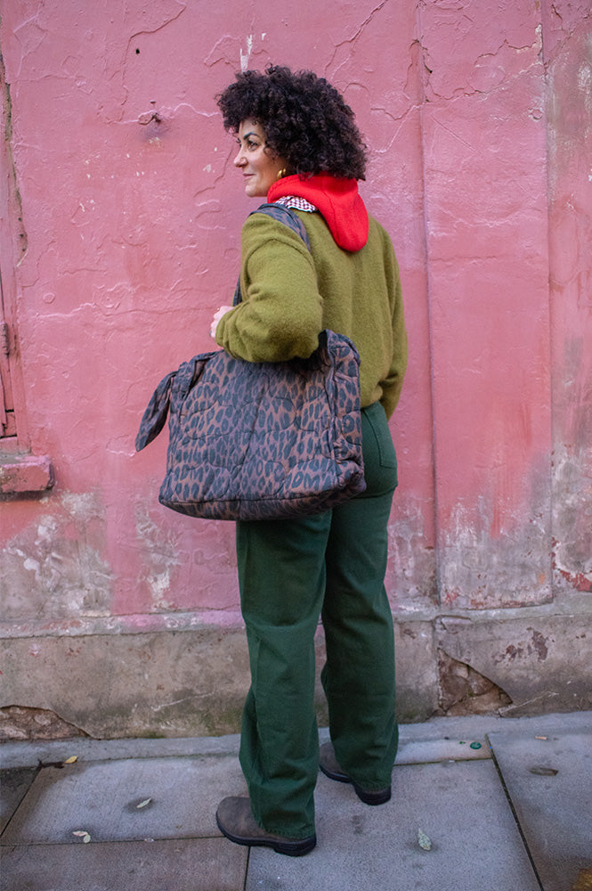 Seventy + Mochi Nina Dark Pine Barrel Leg Jeans