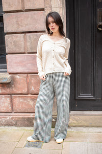 Object Noa Birch V-Neck Cardigan - The Mercantile London