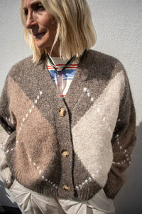 Noella Laiana Ash Brown Mix Cardigan