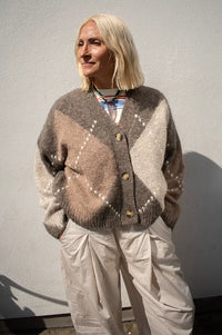 Noella Laiana Ash Brown Mix Cardigan