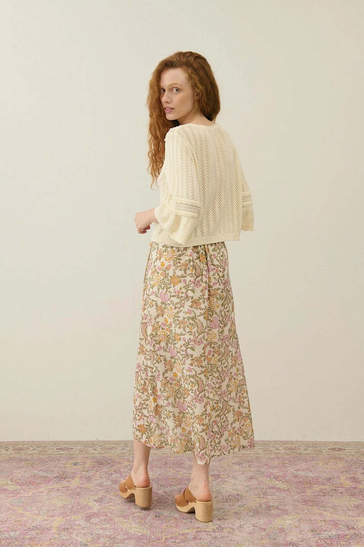 Louise Misha Cream Croisette Knitted Jumper - The Mercantile London