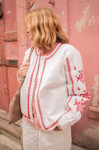 Nooki Harlow White Padded Jacket - The Mercantile London