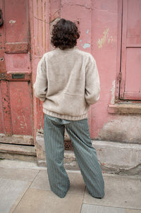 Nooki Aubrey Grey Faux Fur Jacket - The Mercantile London