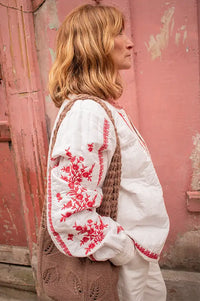 Nooki Harlow White Padded Jacket - The Mercantile London