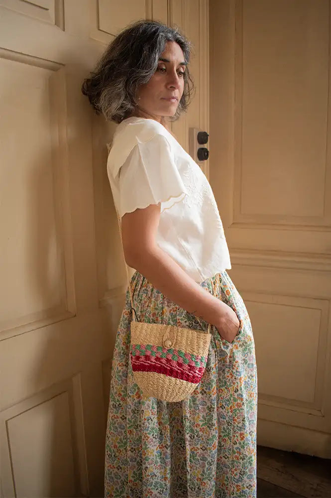 Charlie Joe Egel Woven Wicker Bag - The Mercantile London