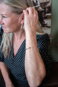 Nordic Muse Minimal Silver Cuff - The Mercantile London