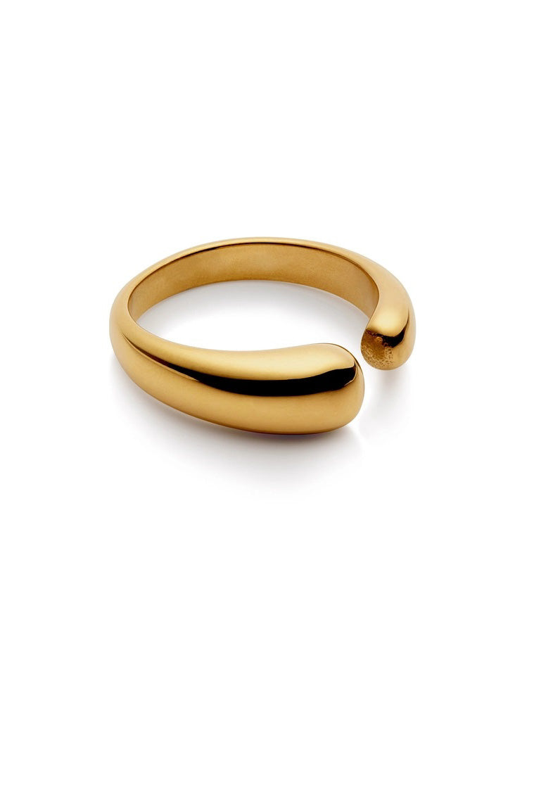 Nordic Muse Open Dome Ring - The Mercantile London