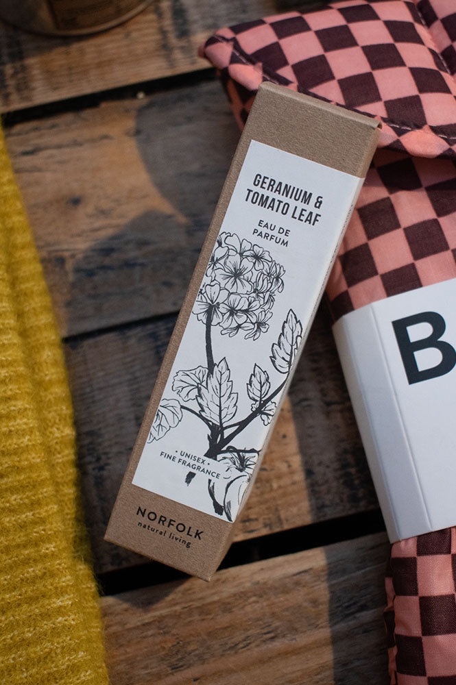 Norfolk Natural Living Parfum - Geranium & Tomato 10ml - The Mercantile London