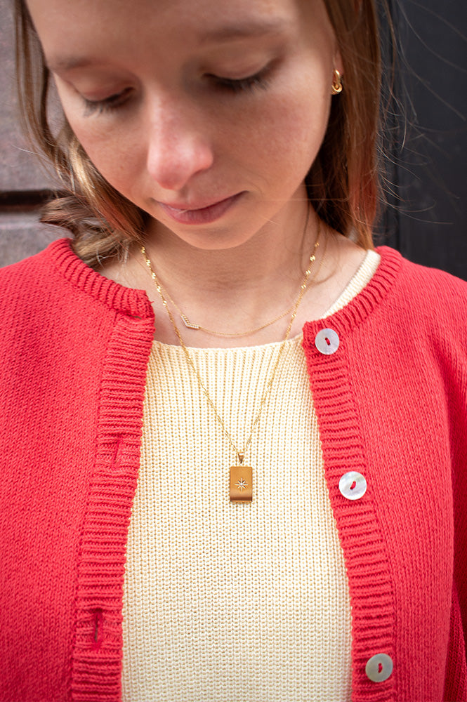 Lunar North Star Necklace - The Mercantile London