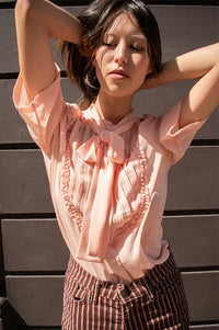 Stella Nova Soft Pink Chiffon Shirt