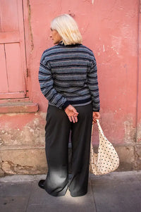 Stella Nova Blue Polo Knit Sweater