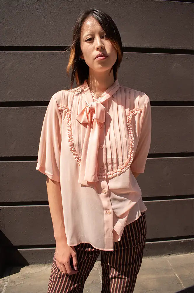 Stella Nova Soft Pink Chiffon Shirt