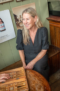 Nué Notes Vilinus Black Spot Dress - The Mercantile London