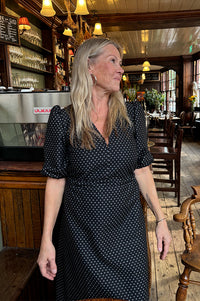Nué Notes Vilinus Black Spot Dress - The Mercantile London