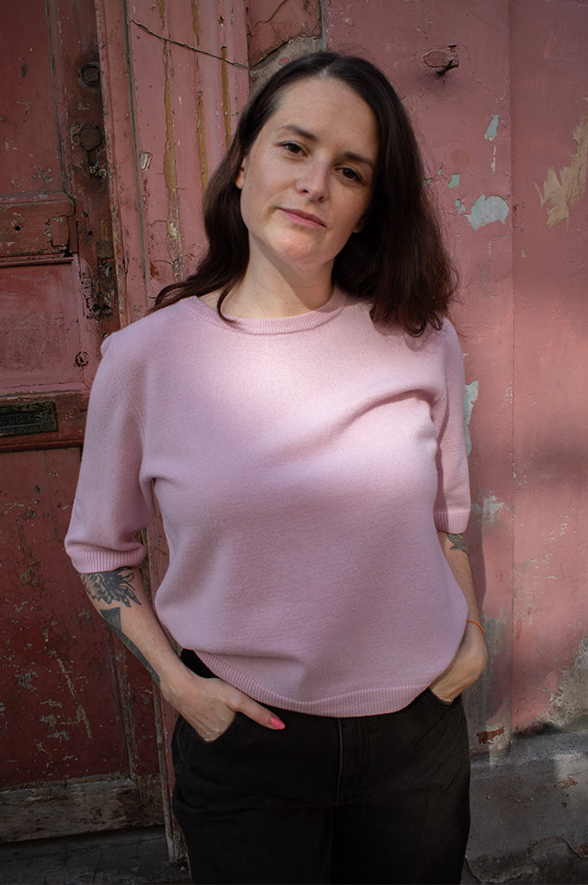 Numph Kally Roseate Spoonbill Pink Pullover - The Mercantile London
