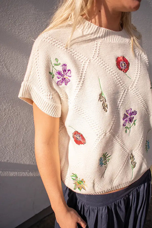 Numph Amie Pristine Sleeveless Jumper - The Mercantile London