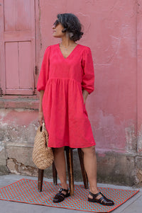 Numph Hensley Geranium Dress - The Mercantile London