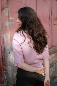 Numph Kally Roseate Spoonbill Pink Pullover - The Mercantile London