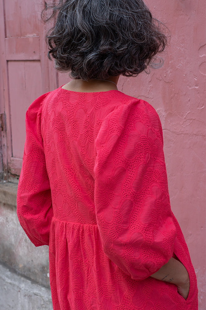 Numph Hensley Geranium Dress - The Mercantile London