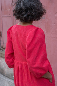 Numph Hensley Geranium Dress - The Mercantile London