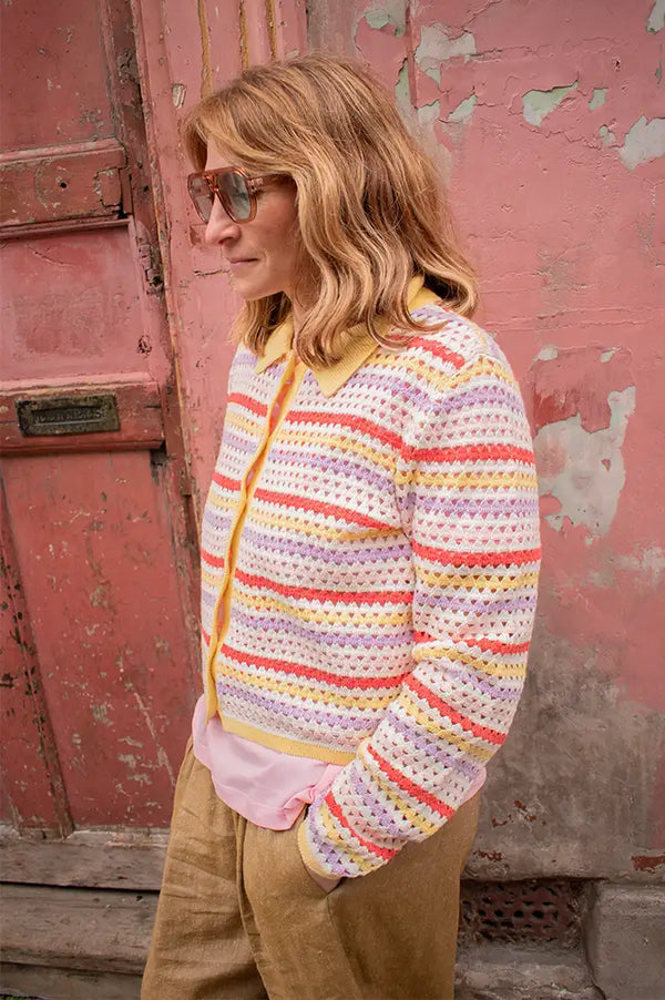 Numph Nancy Popcorn Cardigan - The Mercantile London
