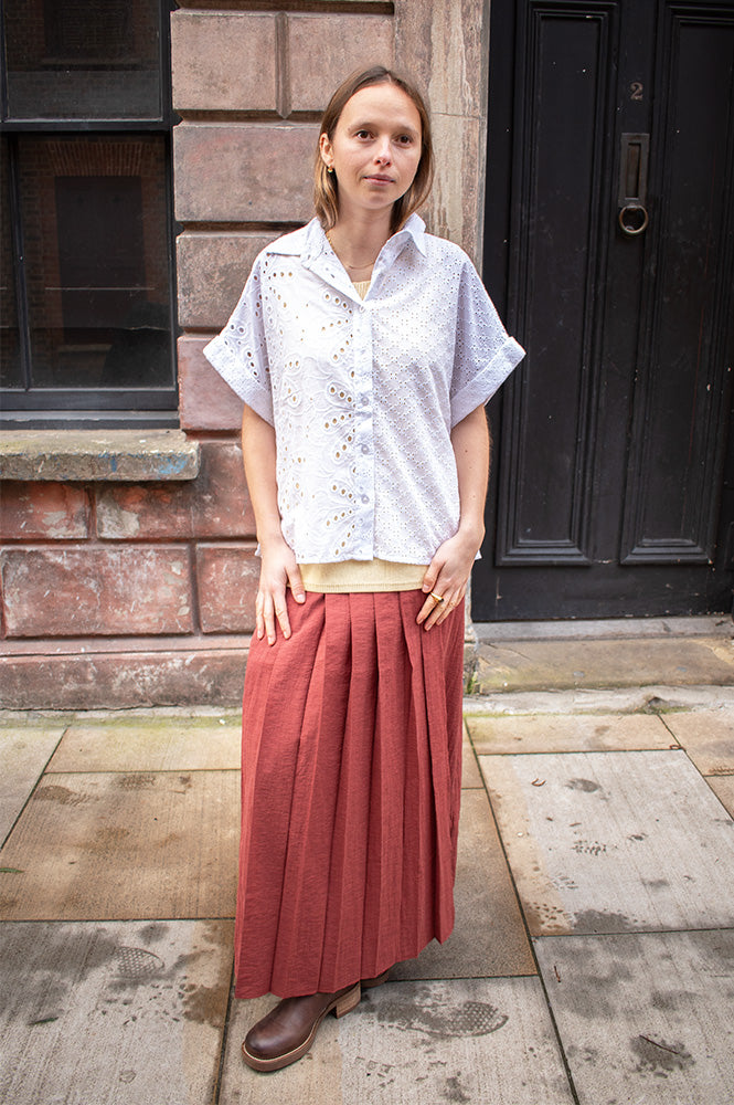 Numph Palma Bright White Shirt - The Mercantile London