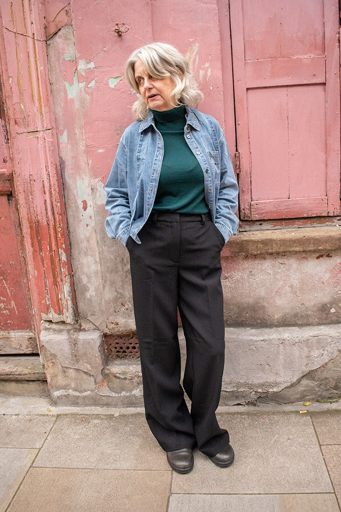 Numph Almut Caviar Suit Trousers