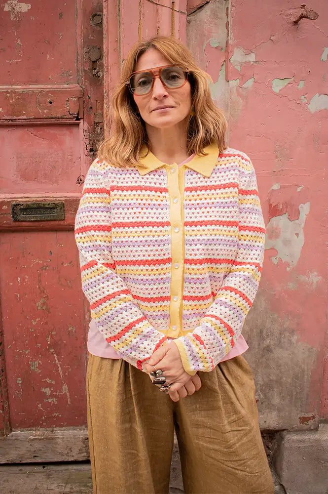 Numph Nancy Popcorn Cardigan - The Mercantile London