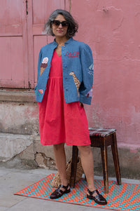 Numph Hensley Geranium Dress - The Mercantile London