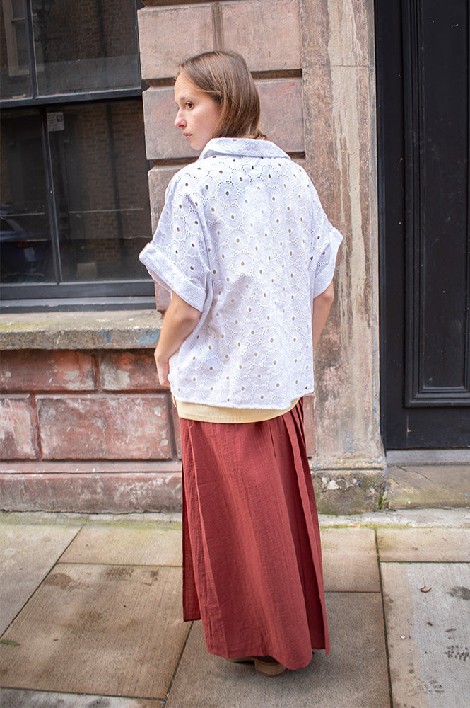 Numph Palma Bright White Shirt - The Mercantile London