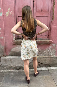 Numph Harpa Whitecap Floral Mini Skirt