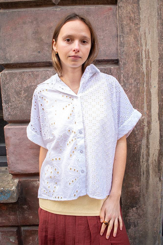 Numph Palma Bright White Shirt - The Mercantile London