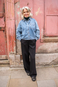 Numph Almut Caviar Suit Trousers