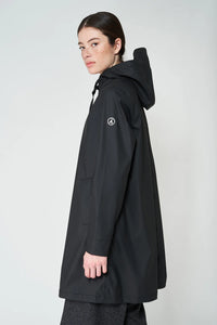 Tantä Nuovola Black Raincoat - The Mercantile London
