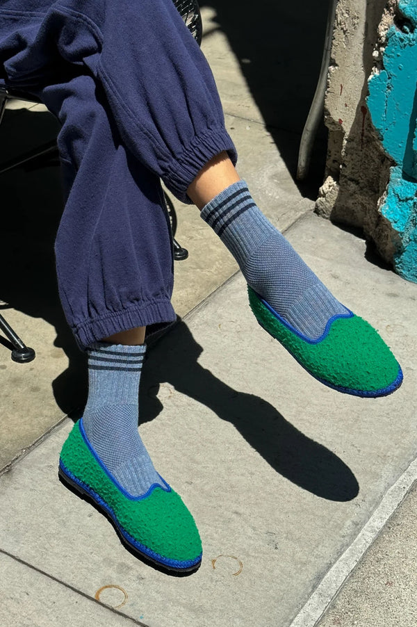 Le Bon Shoppe Girlfriend Indigo Socks - The Mercantile London
