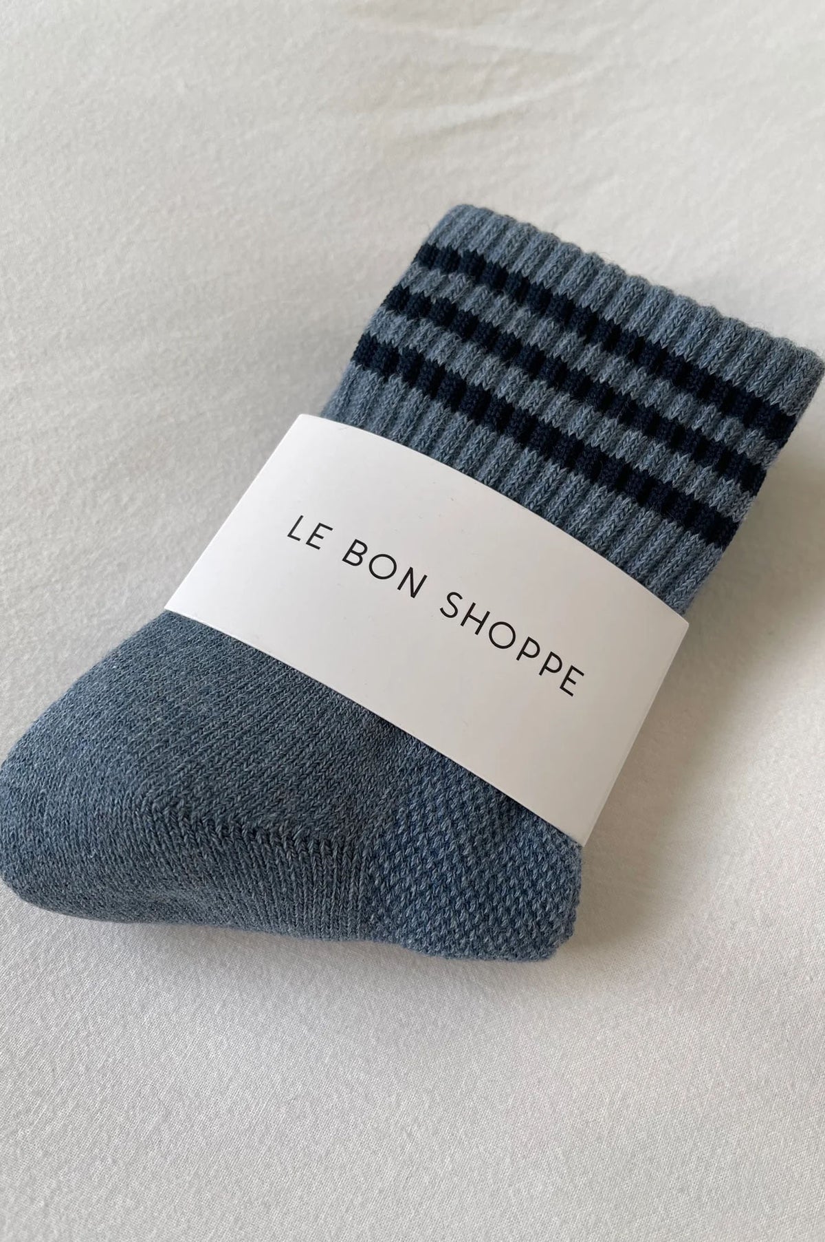 Le Bon Shoppe Girlfriend Indigo Socks - The Mercantile London