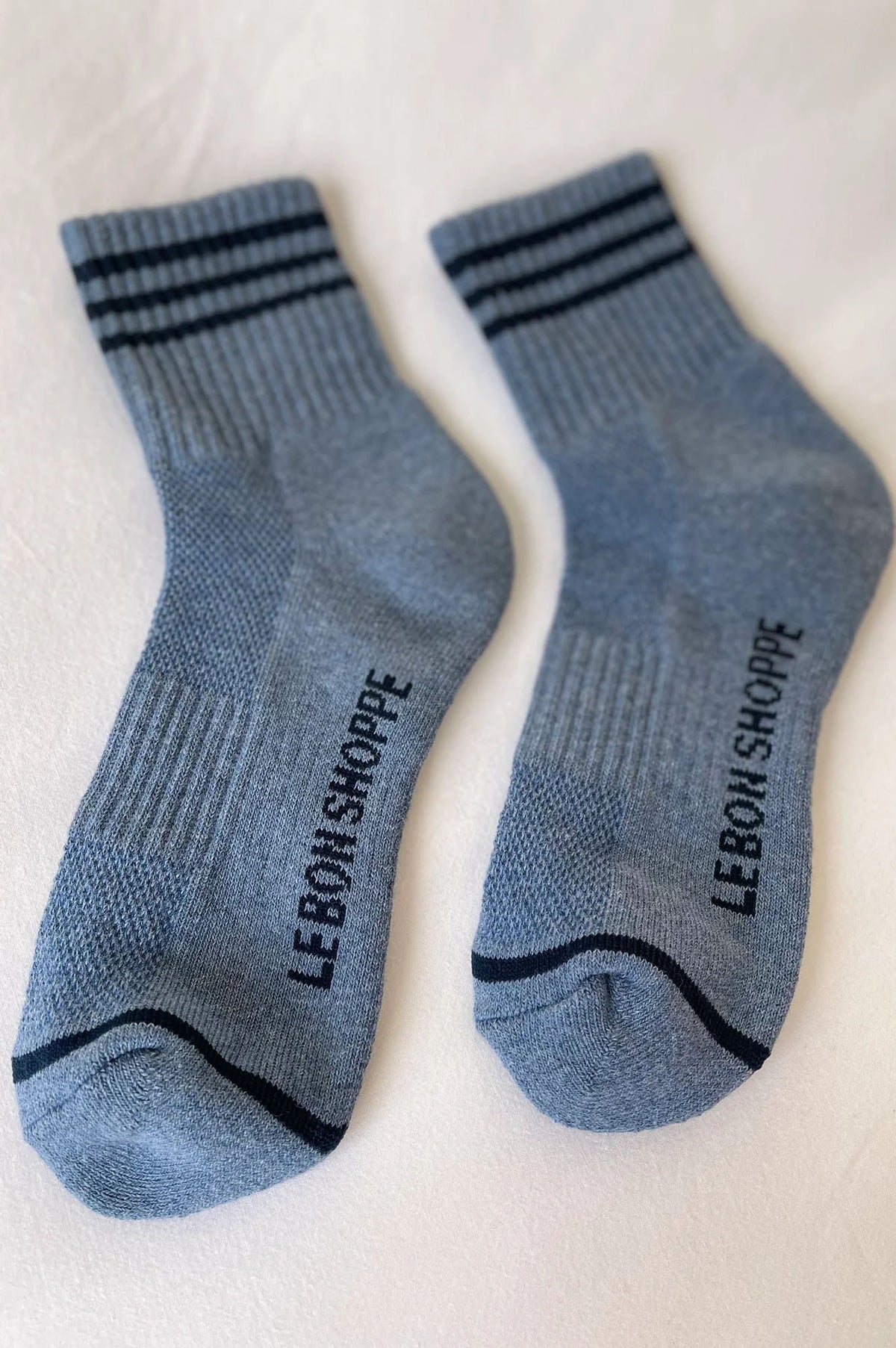 Le Bon Shoppe Girlfriend Indigo Socks - The Mercantile London