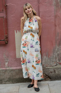 Object Dinah Sandshell Midi Dress - The Mercantile London