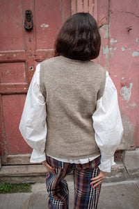 Object Diana Morel V-Neck Knitted Vest - The Mercantile London