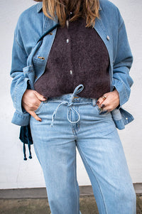 Object Rosie Tie Light Blue Denim Jeans