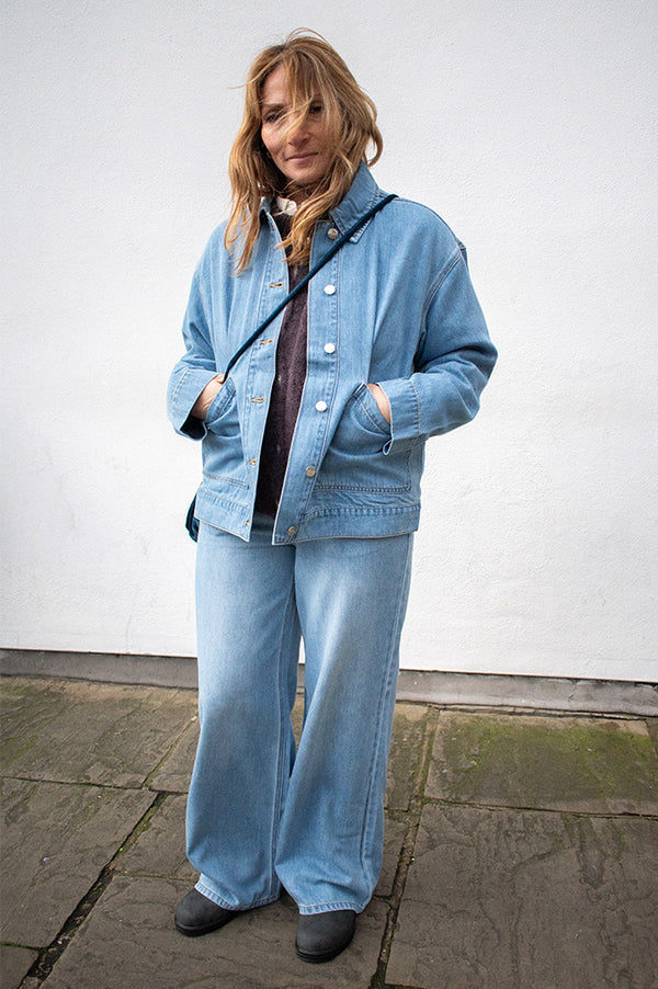 Object Rosie Tie Light Blue Denim Jeans