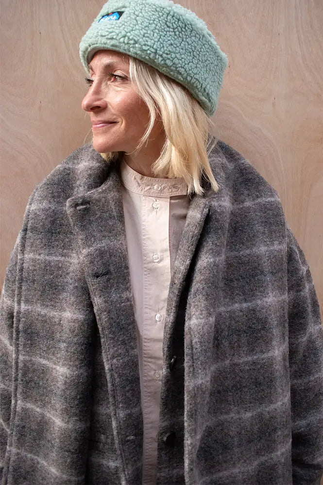 Object Maise Carafe Check Scarf Jacket