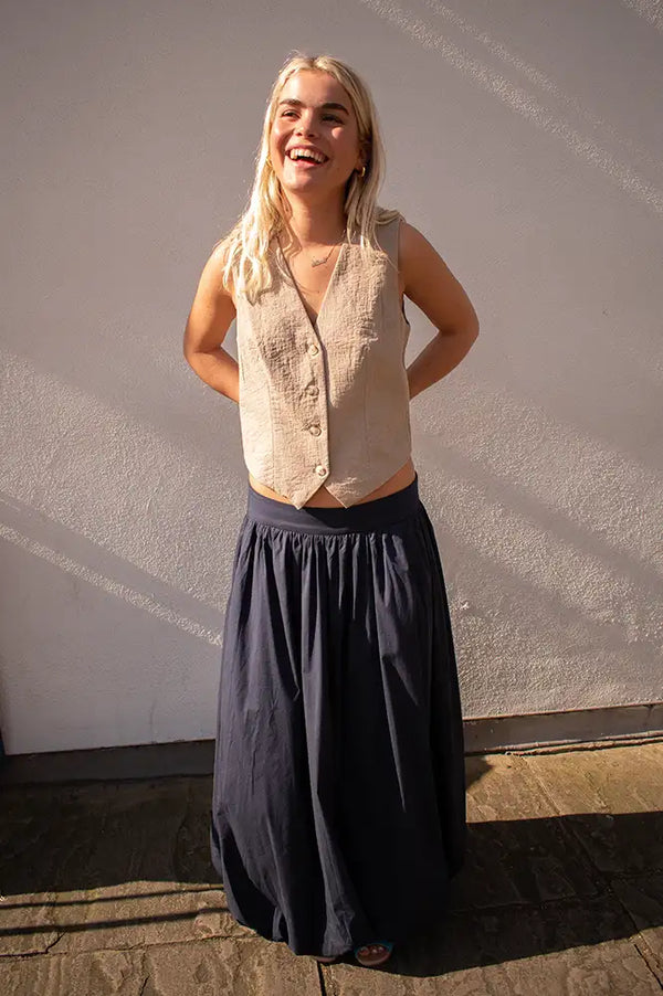 Object Rini Desert Sand Waistcoat - The Mercantile London