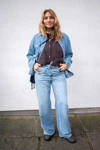 Object Rosie Tie Light Blue Denim Jeans